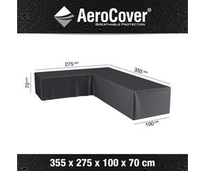 Pacific Lifestyle Platinum Aerocover Outdoor L-Shaped Sofa Right Hand L-Shape W355Xw275Xd100Xh70