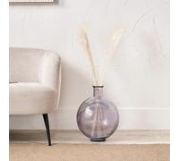 Pacific Lifestyle Round Vase In Lilac Recycled Glass