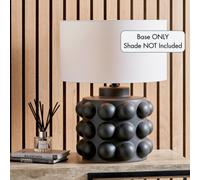 Pacific Lifestyle Serenity Black Bobbled Ceramic Large Table Lamp Base