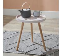 Pacific Lifestyle Small Blush Pink Round Tripod Side Table