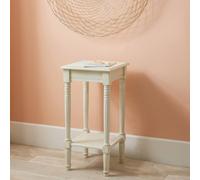 Pacific Lifestyle Small Tall White Wood Accent Table