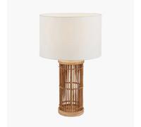 Pacific Lifestyle Sorbus Natural Ribbed Tall Table Lamp