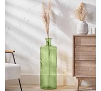 Pacific Lifestyle Tall Forest Green Recycled Glass Bottle Vase
