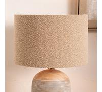 Ruma Taupe Boucle Cylinder Lampshade in Natural | Size: 20 inches Ruma Natural 20 inches