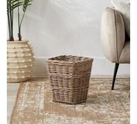 Pacific Lifestyle Tobs Square Grey Kubu Rattan Waste Paper Bin