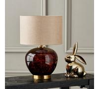 Pacific Lifestyle Tortoise Shell Glass Table Lamp
