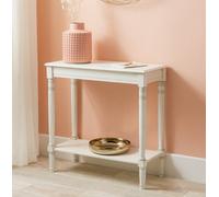 Pacific Lifestyle Victorian White Wood Console Table