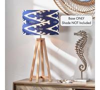 Pacific Lifestyle Whitby Natural Wood Tapered 4 Post Table Lamp Base