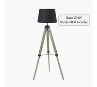 Pacific Lifestyle Windsor Sage Green Wooden Tripod Floor Lamp Base