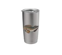 Pacific Lingcod Coastal Fishing Ocean Wildlife Fish Graphic Stainless Steel Insulated Tumbler