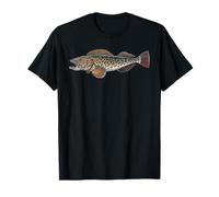 Pacific Lingcod Coastal Fishing Ocean Wildlife Fish Graphic T-Shirt