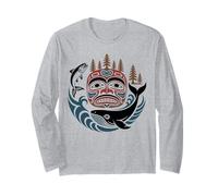 Pacific Northwest Circular Heritage Design Long Sleeve T-Shirt