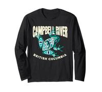 Pacific Northwest Frog Campbell River BC Native Long Sleeve T-Shirt
