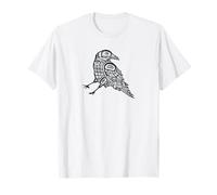 Pacific Northwest Native Art Style Formline Crow Raven T-Shirt