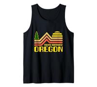 Pacific Northwest Oregon Vintage Retro 1970 Aesthetic Tank Top