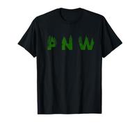 Pacific Northwest Pine Trees in Green PNW Fun Gift T-Shirt