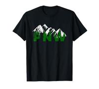 Pacific Northwest PNW Pine Trees Mountains Gift T-Shirt
