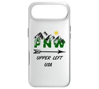 Pacific Northwest PNW Pine Trees Mountains Upper Left USA Case for iPhone Air