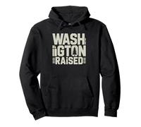 Pacific Northwest Raised Washington State Roots Identity Pnw Pullover Hoodie