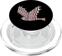 Pacific Northwest Red Tail Hawk Native American Style Art PopSockets PopGrip for MagSafe