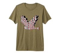 Pacific Northwest Red Tail Hawk Native American Style Art Premium T-Shirt