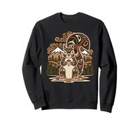 Pacific Northwest Squirrel Native American Tribal Style Art Sweatshirt