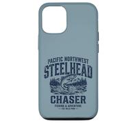 Pacific Northwest Steelhead Chaser Fishing PNW Trout Angler Case for iPhone 12/12 Pro
