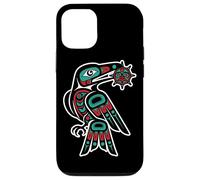 Pacific Northwest Style Raven Steals Sun Trickster Bird Case for iPhone 12/12 Pro