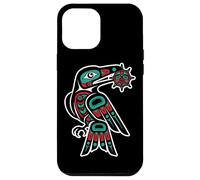 Pacific Northwest Style Raven Steals Sun Trickster Bird Case for iPhone 12 Pro Max