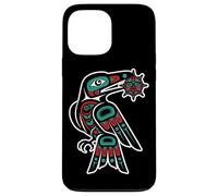 Pacific Northwest Style Raven Steals Sun Trickster Bird Case for iPhone 13 Pro Max