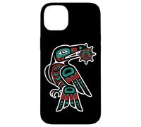 Pacific Northwest Style Raven Steals Sun Trickster Bird Case for iPhone 14 Plus