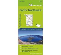 Pacific Northwest - Zoom Map 171 Michelin Sheet map folded Michel
