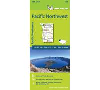 Pacific Northwest - Zoom Map 171 Straßen- und Tourismuskarte 11.267.200 USA Maps