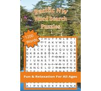 Pacific NW Word Search Puzzles: 1200 Words, Fun & Relaxation For All Ages | Puzzles for Stress Relief, Travel and Vacations | Perfect for Mindfulness and Stress Relief | 6 x 9 Inches, 162 pages