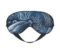Pacific Ocean Biological Print Lightweight Sleep Mask Breathable Light-Blocking Travel Yoga Outdoor Adventures