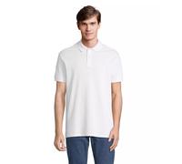 Pacific Pique Twin Needle Stitch Polo Shirt SOL'S White XXL