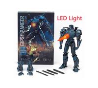 Pacific Rim Deluxe Light Edition Gipsy Danger Action Figure Limited Movable Obsidian Fury Mecha Model Children Birthday Gift