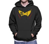 Pacific Rim Jaeger Head Men's Hooded Sweatshirt Black