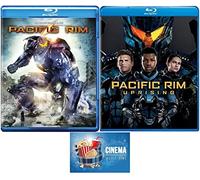 Pacific Rim & Pacific Rim Uprising 2 Blu Ray Set Feature Film Bundle Idris Elba Includes Glossy Print Cinema Movie Time Art Card