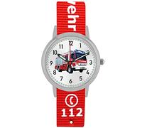 Pacific Time Children's Watch Fire Brigade Boys Interchangeable Strap Red Analogue Quartz 87422