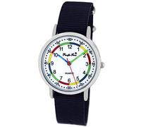 Pacific Time First Kids Wrist Watch Time Teaching Clock for Boys and Girls Rainbow Quick Release Ilarm Analog Quartz Blue 865190