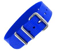 Pacific Time Watch Strap Nylon 16 mm Colourful Breathable Washable Children's Sports Replacement Strap, Mittelgroße, Nylon, No Gemstone