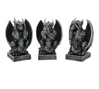 Pacific Trading See No Evil Speak No Evil Hear No Evil Dragons Figurine Guardians Fantasy New