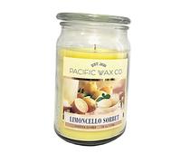 Pacific Wax Scented Candle Glass Jars Comes in 510g Each with 11 Fragrances and Burns Upto 85-HourTime (Limoncello Sorbet)