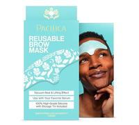 Pacifica Beauty Reusable Eyebrow Mask 100% Silicone Vacuum Sealing & Lifting Effect Minimise Fine Lines + Wrinkles Pair with Serum Storage Tin Included Vegan + Cruelty Free