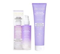 Pacifica Beauty Vegan Ceramide Face Wash + Face Lotion Set Cleanser Moisturizer Sensitive Skin Dermatologist + Allergy Tested Eczema Associ