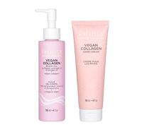 Pacifica Beauty Vegan Collagen Hand Cream and Body Oil with Pump Set Bath and Body Shea Butter Cocoa Butter Body Massage Oil For Dry Skin S