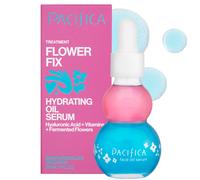 Pacifica Face Oil Serum - Flower Fix Bi-Phase Hydrating Skin Barrier - w/Hyaluronic Acid & Natural Botanical Ingredients - for Dry Sensitive Skin