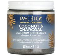 PACIFICA Underarm Detox Scrub - Coconut and Charcoal for Women 7 oz Scrub, Gray