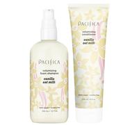 Pacifica Vanilla Oat Milk Volumizing Shampoo & Conditioner Set - Fuller Bouncier Hair Fine Or Flat Hair Solution Sulfate-Free 100% Vegan Hair